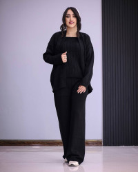 ست سه‌تیکه بافت زنانه