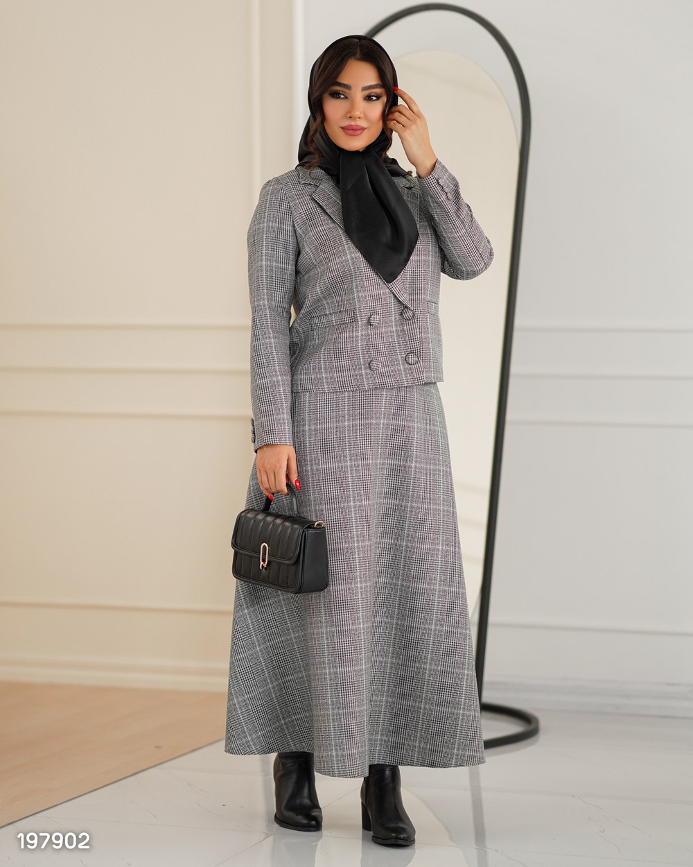 کت و دامن پاییزه زنانه کد 132