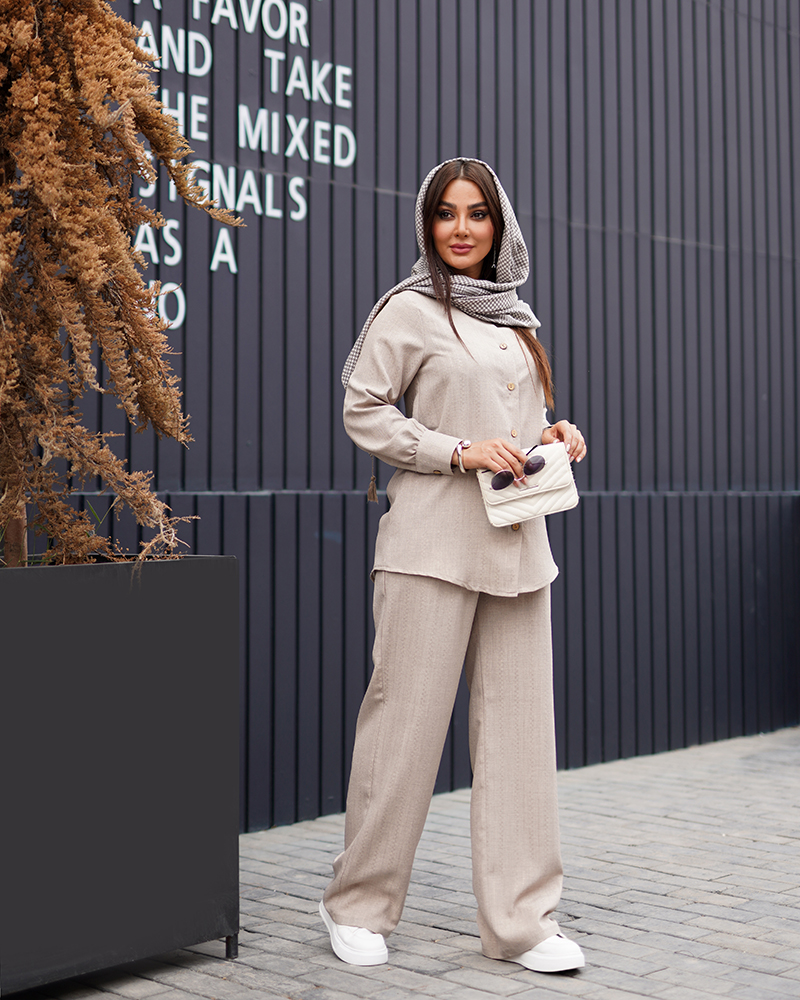 شومیز شلوار زنانه مدل دلناز