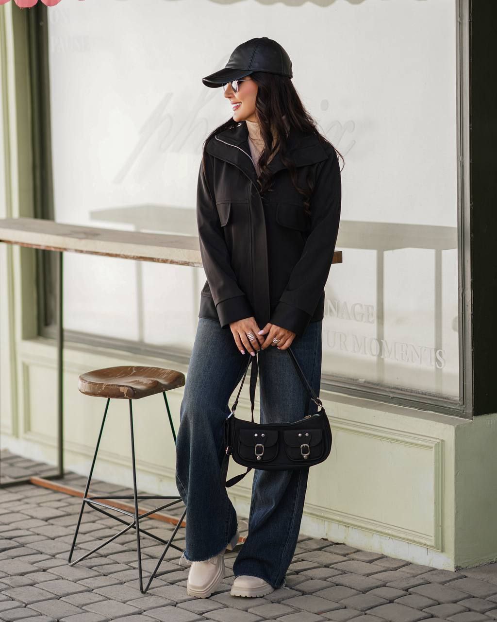 کت زنانه یقه شکاری کد 134