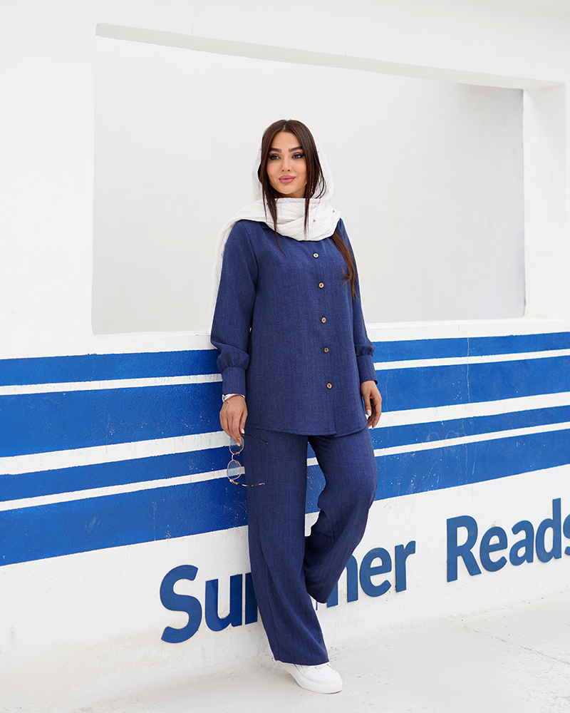 شومیز شلوار زنانه مدل دلناز