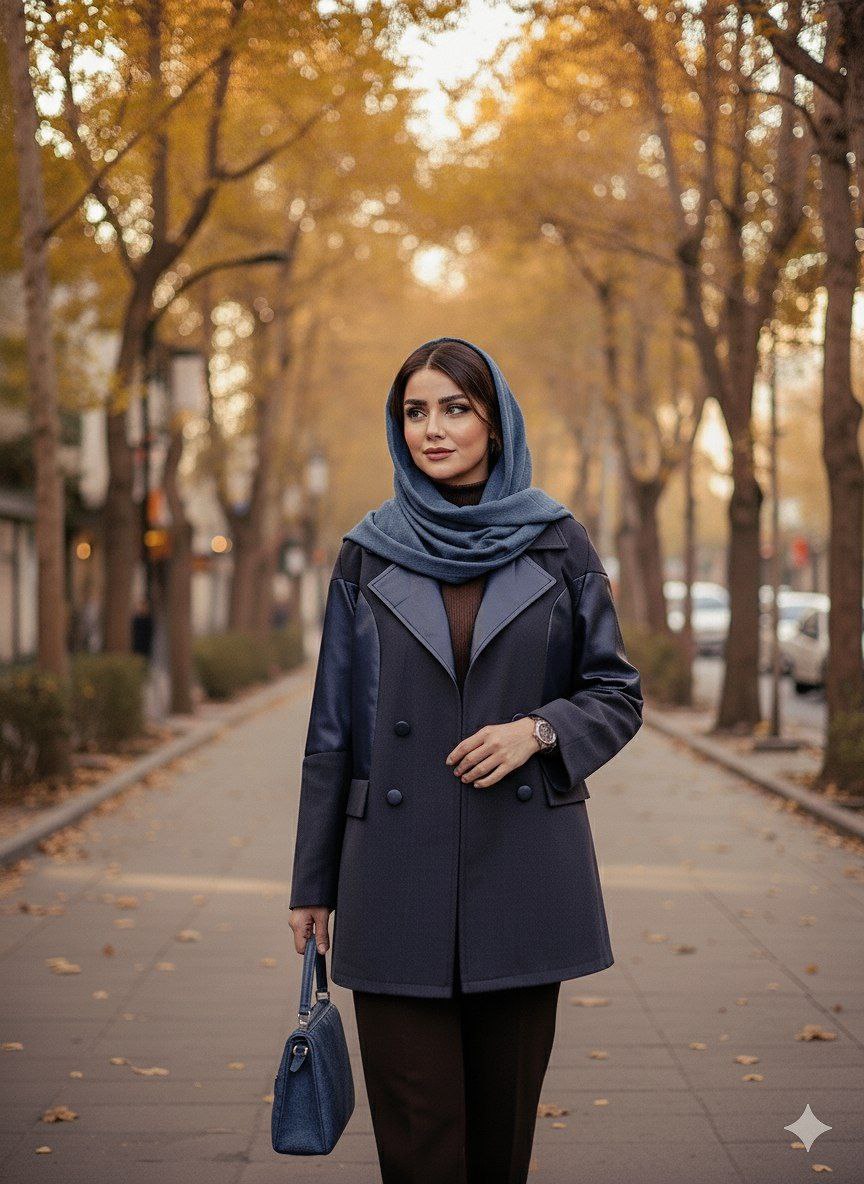 کت ترکیبی زنانه