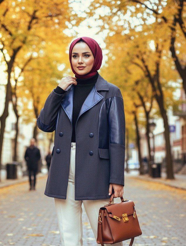 کت ترکیبی زنانه