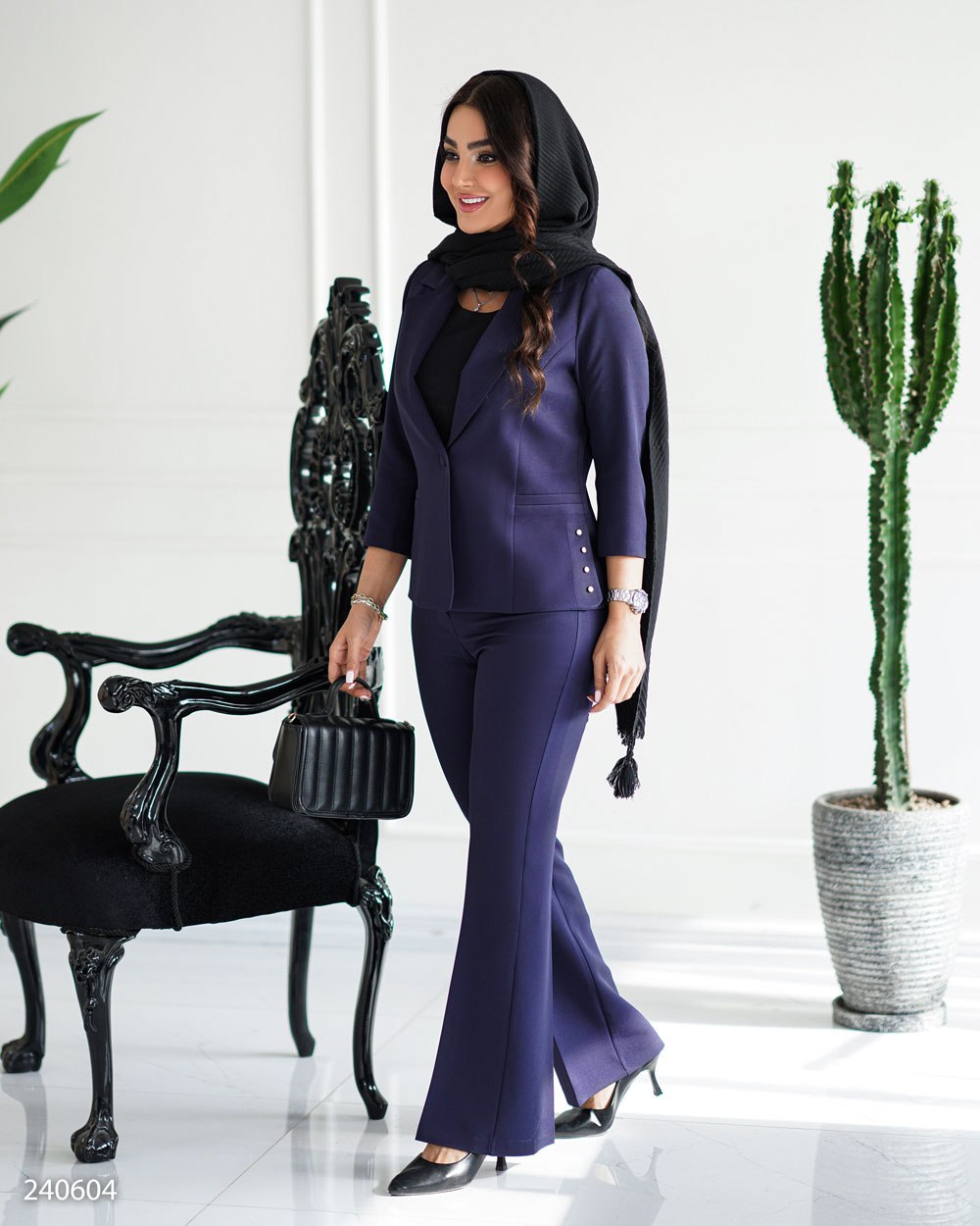 کت و شلوار زنانه کد 130