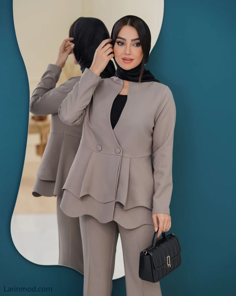 کت و شلوار زنانه مدل مهنا