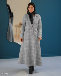 کت و دامن پاییزه زنانه کد 132