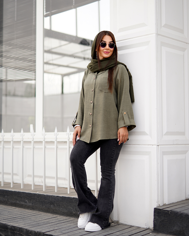 مانتو شومیزی زنانه مدل پانیذ